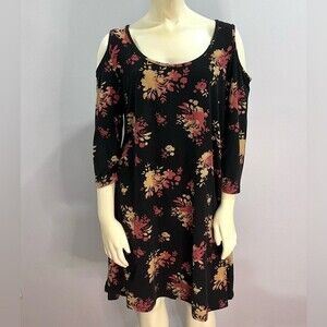 Mudd cold shoulder swing dress size XL